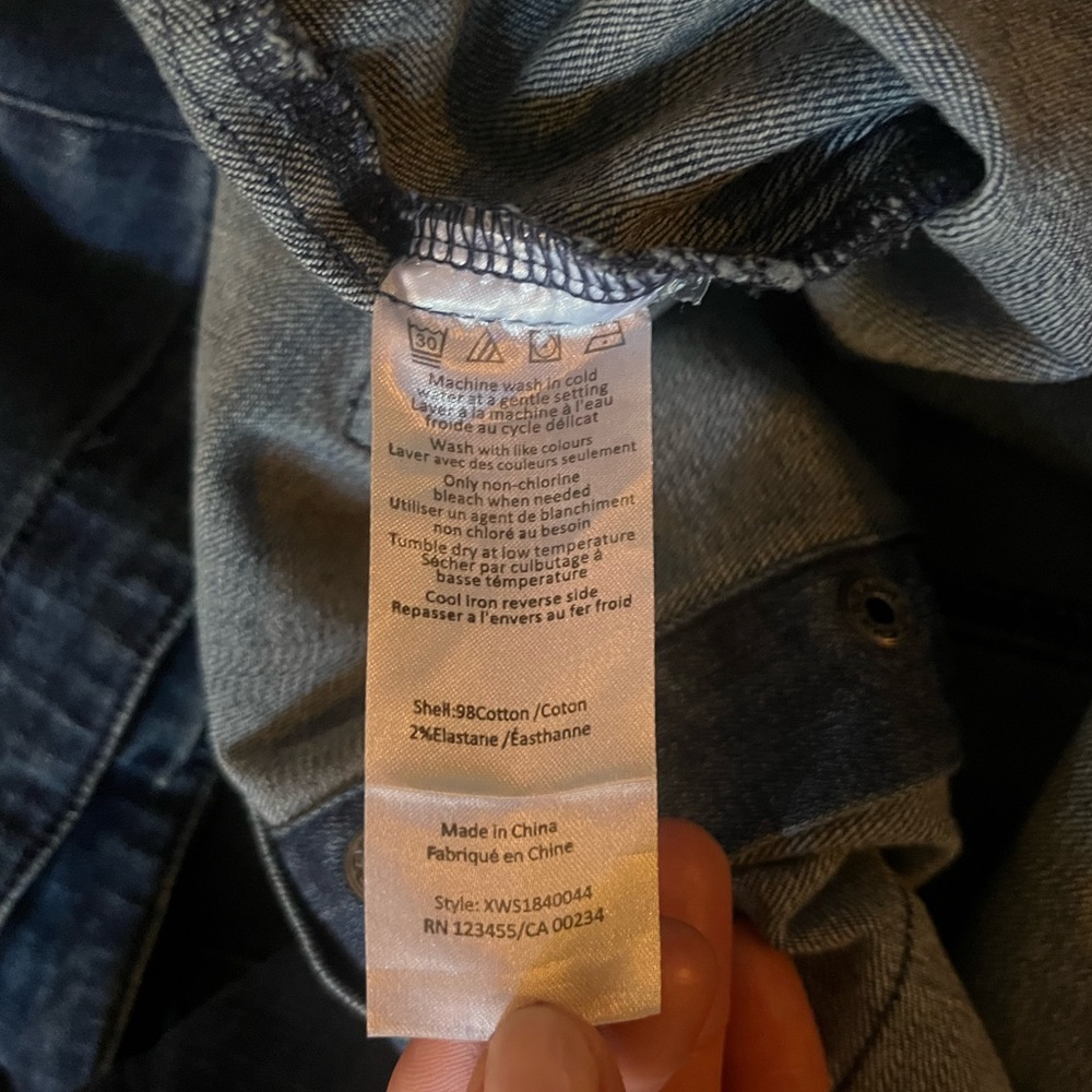 HIGHLINE Collective Denim button up mini dress - Picture 5 of 6